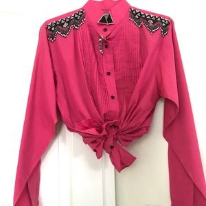 Vintage Wrangler Women’s Custom Button Up